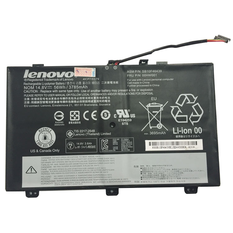 LENOVO 00HW000 battery