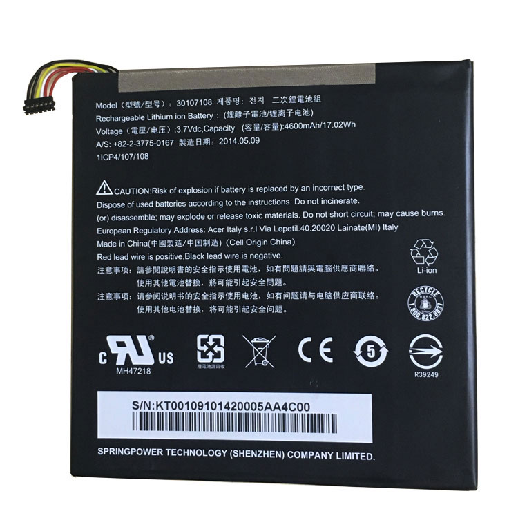 Acer A1401 Iconia Ta laptop battery