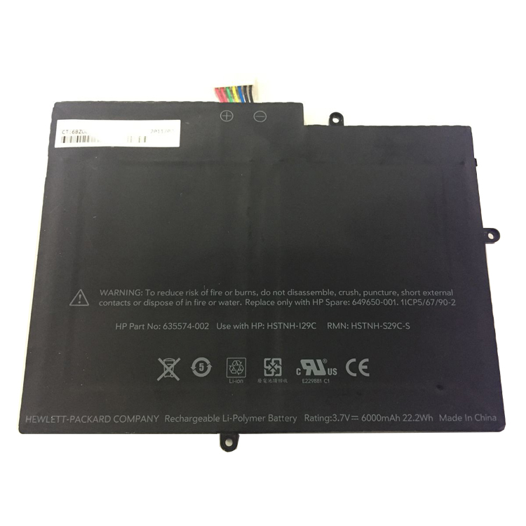 HP 635574-002 battery