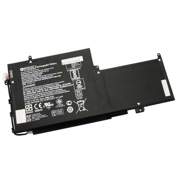 HP Spectre X360 15 battery
