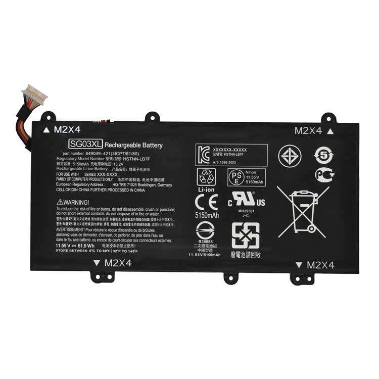Hp Envy 17t-U000 battery